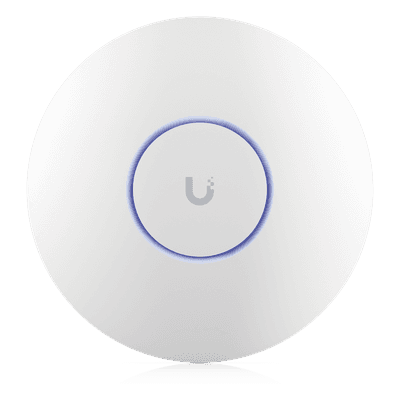 Punto de Acceso UniFi WiFi 6E Enterprise, alta densidad, hasta 600 usuarios, Mu-MIMO 4x4, bandas 2.4/5/6 Ghz, (1) puerto RJ45 2.5G (POE+ no incluido)