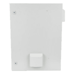 Gabinete Ventilado de Acero IP55 Uso en Exterior (600 x 800 x 300 mm) con Placa Trasera Interior Metálica y Compuerta Inferior Atornillable. Incluye Ventilador, Ventilas, filtros, Chapas y Llave T.