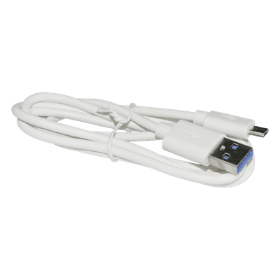 Cable programador y cargador USB a Micro USB color blanco