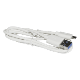 Cable programador y cargador USB a Micro USB color blanco