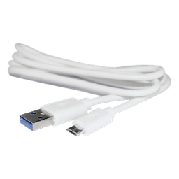 Cable programador y cargador USB a Micro USB color blanco