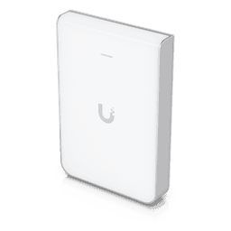 Access Point UniFi U6 In Wall/Montaje p/pared, WIFI 6 2.4 Y 5 Ghz, hasta 5.3 Gbps, 1 pto PoE In, 4 ptos secundarios (1 PoE Out)