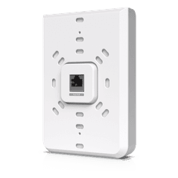 Access Point UniFi U6 In Wall/Montaje p/pared, WIFI 6 2.4 Y 5 Ghz, hasta 5.3 Gbps, 1 pto PoE In, 4 ptos secundarios (1 PoE Out)