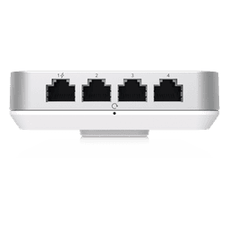 Access Point UniFi U6 In Wall/Montaje p/pared, WIFI 6 2.4 Y 5 Ghz, hasta 5.3 Gbps, 1 pto PoE In, 4 ptos secundarios (1 PoE Out)