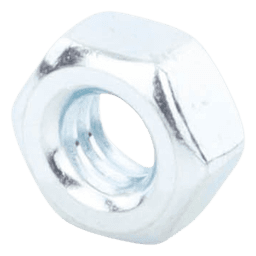 Tuerca Hexagonal Galvanizada de 1/4" (6.4 mm)/ Bolsa con 250 piezas.