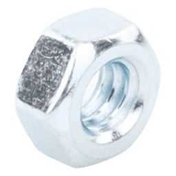 Tuerca Hexagonal Galvanizada de 1/4" (6.4 mm)/ Bolsa con 250 piezas.