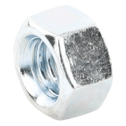 Tuerca Hexagonal Galvanizada de 3/8" (9.5 mm)/ Bolsa con 100 piezas.