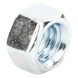 Tuerca Hexagonal Galvanizada de 3/8" (9.5 mm)/ Bolsa con 100 piezas.