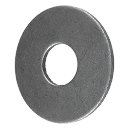 Arandela Plana Galvanizada de 1/4" / Bolsa con 300 piezas.