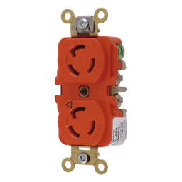 Receptáculo Duplex de Media Vuelta / 15 A 125 V CA / 2 Polos 3 Hilos / Nema L5-15R