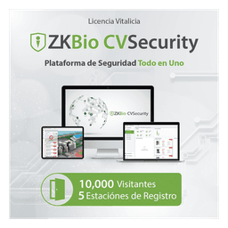 Licencia para ZKBio CVsecurity permite la gestion de 10 mil visitantes y 5 estaciones de registro
