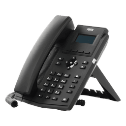 Teléfono IP / 2 Líneas SIP / Pantalla LCD 2.3" / Audio HD G.722 y Opus / Conferencia 6 Vías / PoE 802.3af / Puertos Ethernet Duales 10/100 / Soporte EHS