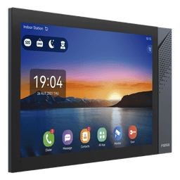 Monitor IP/SIP para interior con Android, Wi-Fi, Bluetooth, Pantalla táctil de 10.1", audio de 2 vías, PoE, 8 interfaces de entrada de alarma.