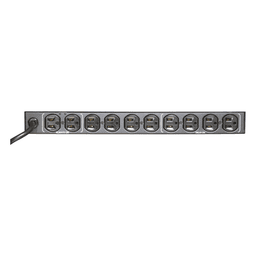 PDU para Distribución de Energía, Montaje en Rack, 11 salidas, Instalación Horizontal, de 19in, 1U, 15 Amp, 120 Vca, Con Indicador Led Y Display 