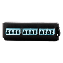 Placa Acopladora LightVerse, 6 Conectores Dúplex LC/UPC, Acepta hasta 12 Fibras Multimodo OM3 y OM4 (No Shuttered)