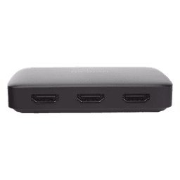 Conmutador HDMI (Switch) 4K@30Hz | 3 Entradas a 1 Salida | 3D | Transmisión Estable | Incluye Control Remoto | Receptor de Infrarrojos | Indicador LED | Chip Inteligente | Incluye Cable Micro USB para Alimentación.