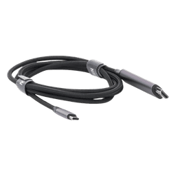 Cable USB-C 3.1 a HDMI 4K | 1.5 Metros (4.92 Pies) | Compatible con Thunderbolt 3 & 4 | Adaptador Tipo-C a HDMI | 4k@60Hz | Soporta Modo Espejo y Modo Extendido | Carcasa de Aluminio | Nylon Trenzado | Conector Niquelado | Blindaje Multicapa