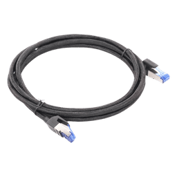 Cable Ethernet Cat8 CLASS F/FTP Redondo con Malla de Nylon 2 Metros (6.56 Pies)