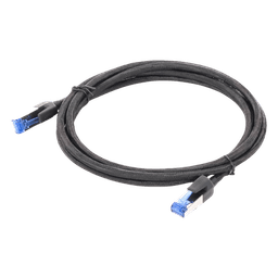 Cable Ethernet Cat8 CLASS F/FTP Redondo con Malla de Nylon 2 Metros (6.56 Pies)