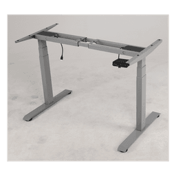 Base de Escritorio Motorizado Profesional / Altura Ajustable 60-125cm / Estructura Estable / Funcionamiento Suave / 3 Preset de Posiciones / Color Gris / Soporta hasta 100Kg de carga 