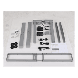 Base de Escritorio Motorizado Profesional / Altura Ajustable 60-125cm / Estructura Estable / Funcionamiento Suave / 3 Preset de Posiciones / Color Gris / Soporta hasta 100Kg de carga 
