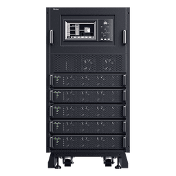UPS Modular Trifásico Escalable de 40 kVA/40 kW, Topología Online Doble Conversión, Voltaje de 208/220 Vca de L-L, Respaldo de 4 Minutos al 100% de Carga, Incluye Módulo y Banco de Baterías 