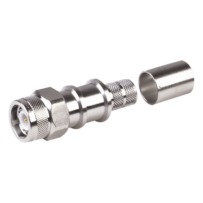 Conector TNC Macho Plegable con Pin Cautivo para cables Tipo RG8