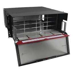 Distribuidor de Fibra Óptica de Alta Densidad LigthVerse *Pro* Para Rack de 48.26 cm (19 Pulgadas), Acepta 16 Placas Plug and Play, Hasta 384 Fibras, 4 UR