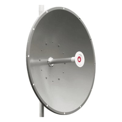 Antena Direccional / 5.9 a 7.1 GHz / Ganancia 34 dBi / Apertura 3.5° / Doble Polarización V/H / RP-SMA Hembra / Resistencia Viento 120 km/h (74.6 mph)