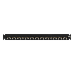 Patch Panel Ultramax. UTP, Precargado con Jacks Cat5e, 24 Puertos, Plano, 1U