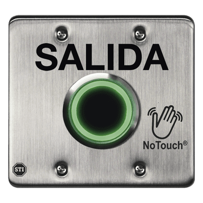 Interruptor IR NoTouch® de Acero Inoxidable, Salida Doble, SALIDA 