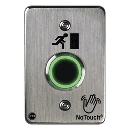 Interruptor IR NoTouch® de Acero Inoxidable, De un solo grupo, Símbolo de puerta