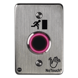 Interruptor IR NoTouch® de Acero Inoxidable, De un solo grupo, Símbolo de puerta