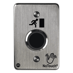Interruptor IR NoTouch® de Acero Inoxidable, De un solo grupo, Símbolo de puerta