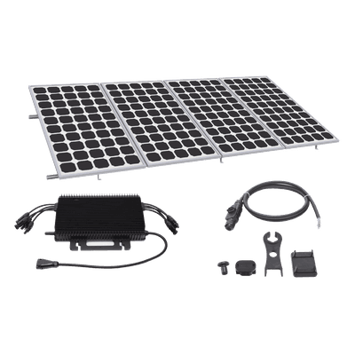 Kit Solar para Interconexión de 2.2KW de Potencia Pico 220Vcc con Microinversor y 4 Módulos de 550 W (Incluye Montaje )