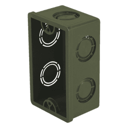 Caja Chalupa de 1/2"  para Instalaciones de PVC Conduit Pesado.