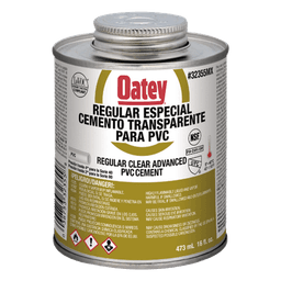 Pegamento / Cemento Claro de 473 ml para Tubo Conduit PVC Pesado.