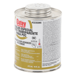 Pegamento / Cemento Claro de 473 ml para Tubo Conduit PVC Pesado.