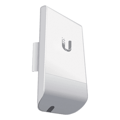 NanoStation airMAX locoM5 CPE,  hasta 150 Mbps, frecuencia 5 GHz (5170-5875 MHz) con antena integrada de 13 dBi