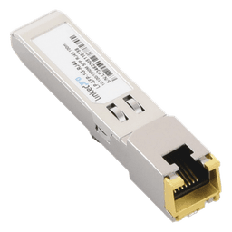 Transceptor Óptico SFP a RJ45 / Auto negociación 10/100/1000 Mbps / Conector RJ45 / 1000BASE-T / Distancia de hasta 100 m.