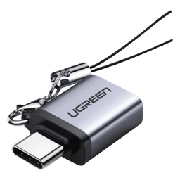 Adaptador USB-C 3.1 a USB 3.0 A / OTG / 5 Gbps / Aluminio / 10,000 Inserciones