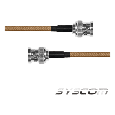 Jumper con Cable LP142 de 60 cm (23.62 pulgadas), con Conectores BNC Macho a BNC Macho.