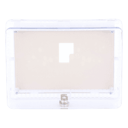 Guarda antimanipulación para termostato de pared, cubierta transparente, tamaño grande, montaje vertical u horizontal con cerradura de llave