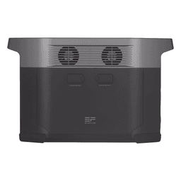 EcoFlow DELTA 2 MAX | Estación de Energía Portátil 2048Wh Litio LFP / 6 AC 2400 W (Max. 3400W) / 2 USB-C 100W / Capacidad para Aumentar Respaldo / Soporta Cargador de Coche 10A a 12.6V / Conectividad WiFi y Bluetooth (App) / Carga Sol