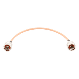 Jumper con Cable LP142 de 30 cm (11.81 pulgadas), con Conectores N Macho a N Macho.