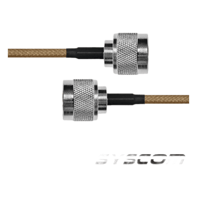 Jumper de Cable Coaxial de 60 cm (23.62 Pulgadas), con Conectores N Macho Ambos Extremos