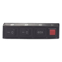 Switch de Control de Patrones de Destello / 5 Interruptores / 12 VCC / 15 A / 104 mm x 55 mm x 33 mm / 4.1 x 2.2 x 1.3 pulgadas