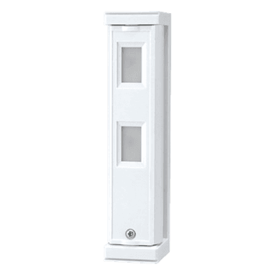 Sensor de Movimiento con función Anti mascara / Tipo Cortina / Ajuste de detección 2m o 5m / 100% Exterior / Cableado/Compatible con cualquier panel de alarma / Proteja fachadas, puertas, ventanas, balcones y mas!