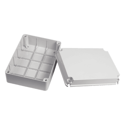Gabinete de Plástico IP55 (190 X 240 X 95 mm). Protección EMI. Para Instalaciones Comerciales, Residenciales e Industriales. Incluye Tornillería para su Tapa. 