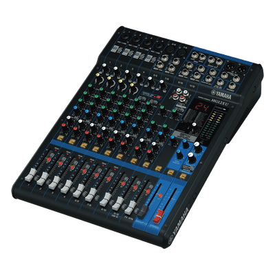 Mezcladora de Audio | 12 Canales | 6 Entradas de Micrófono/línea | 2 Entradas Estéreo | Efectos Integrados | Alimentación Phantom | USB
